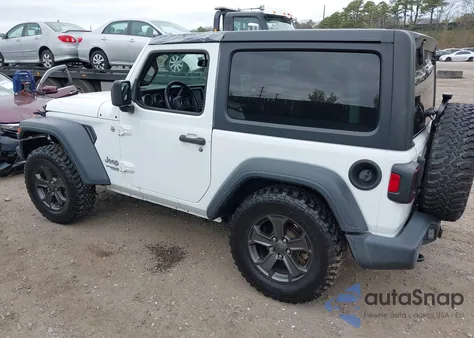 2018 Jeep Wrangler Sport S 4X4 из США, поврежденный, VIN 1C4GJXANXJW189849